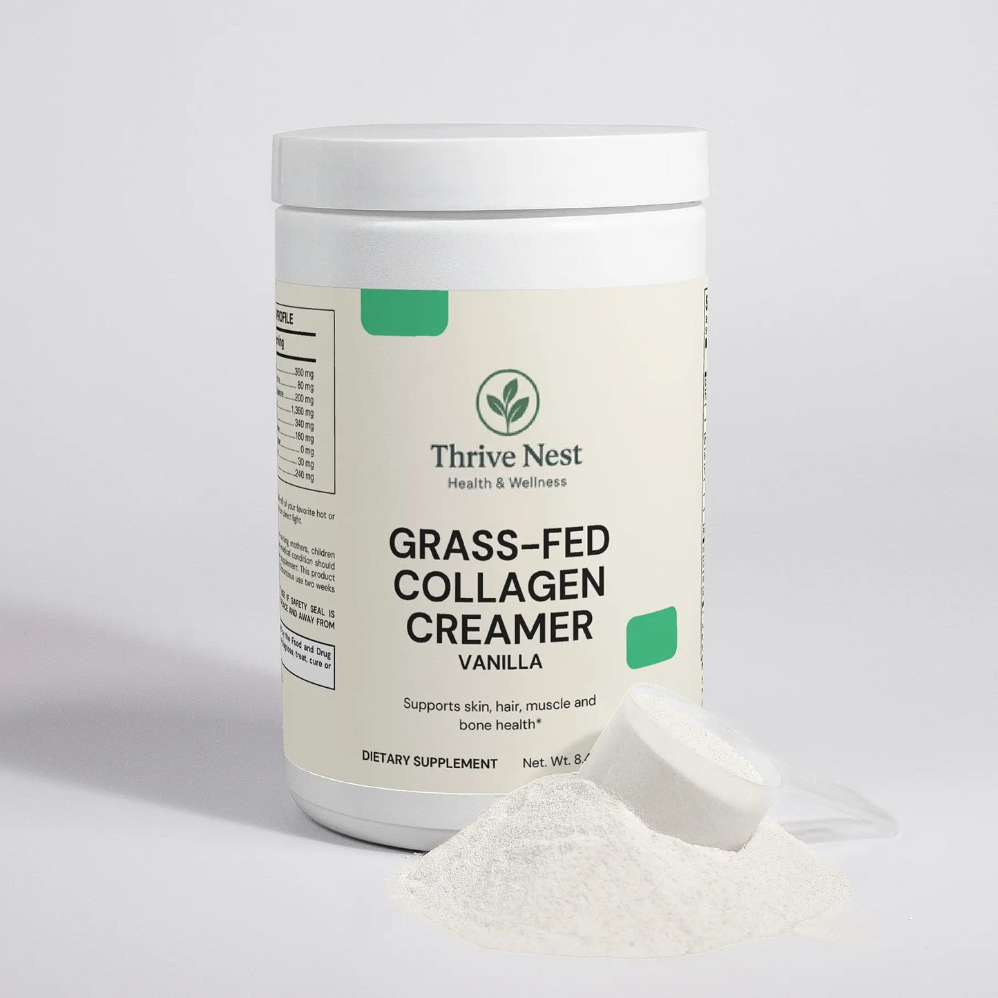 Grass-Fed Collagen Creamer (Vanilla) Thrive Nest