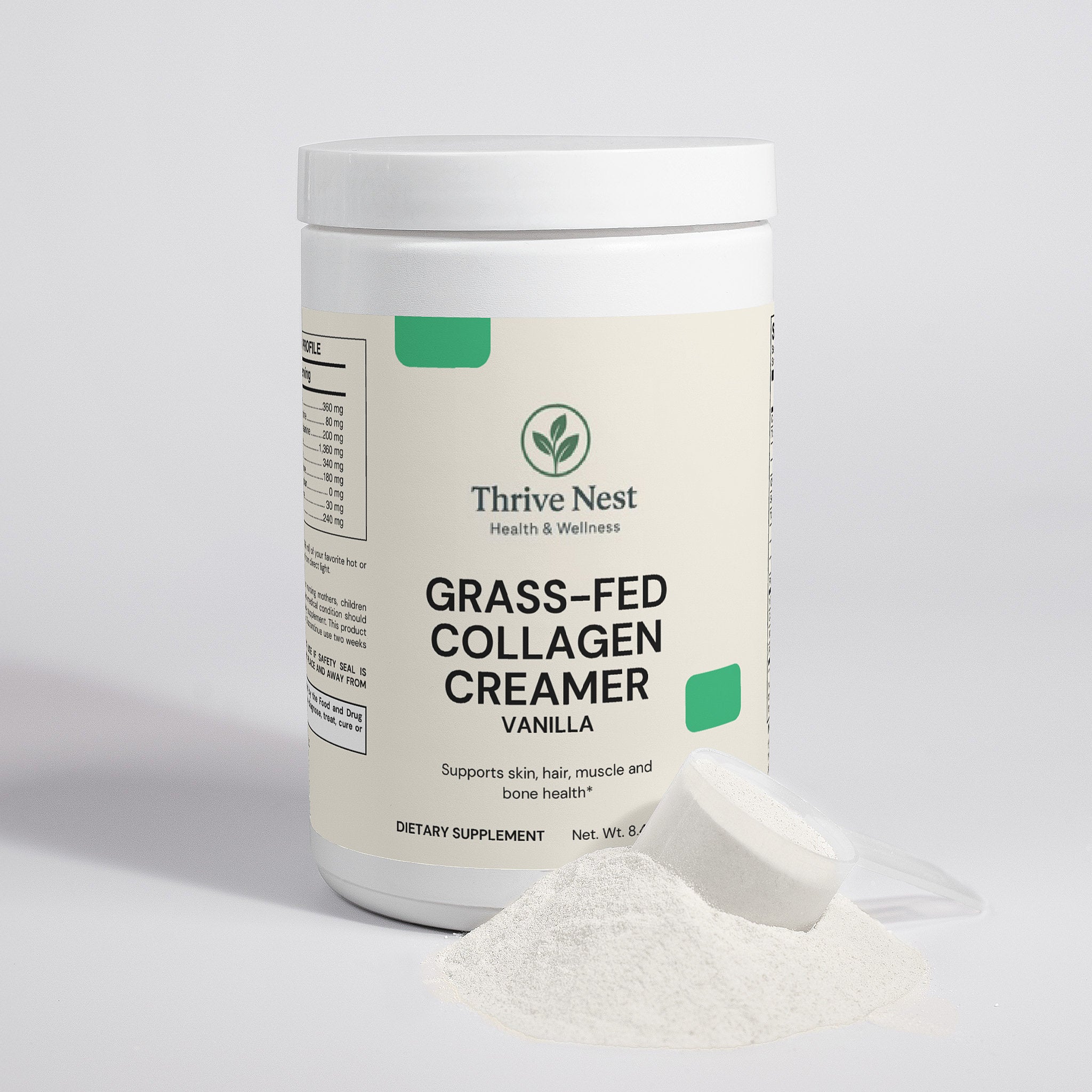 Grass-Fed Collagen Creamer (Vanilla)