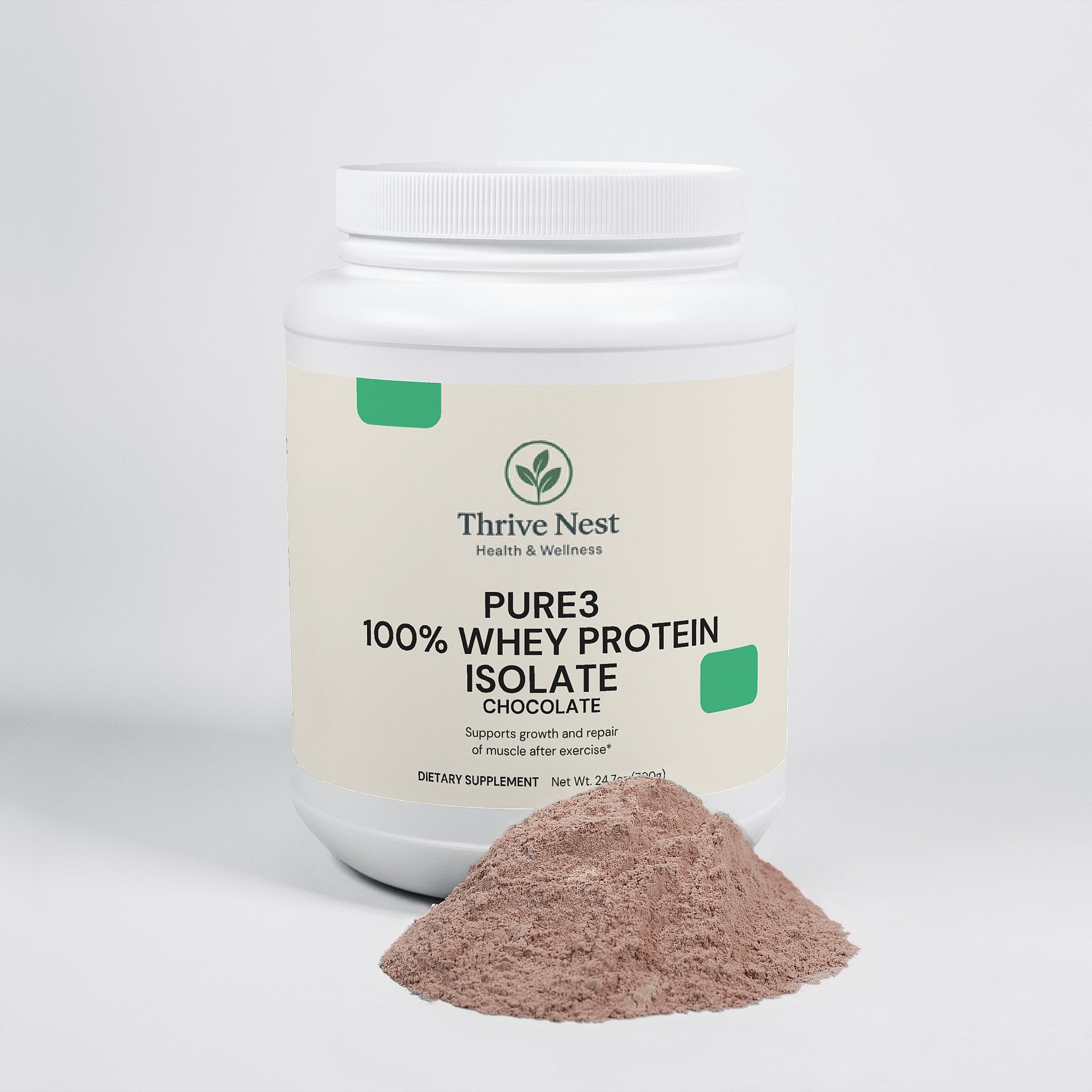 Pure3 100% Whey Protein Isolate (Chocolate)