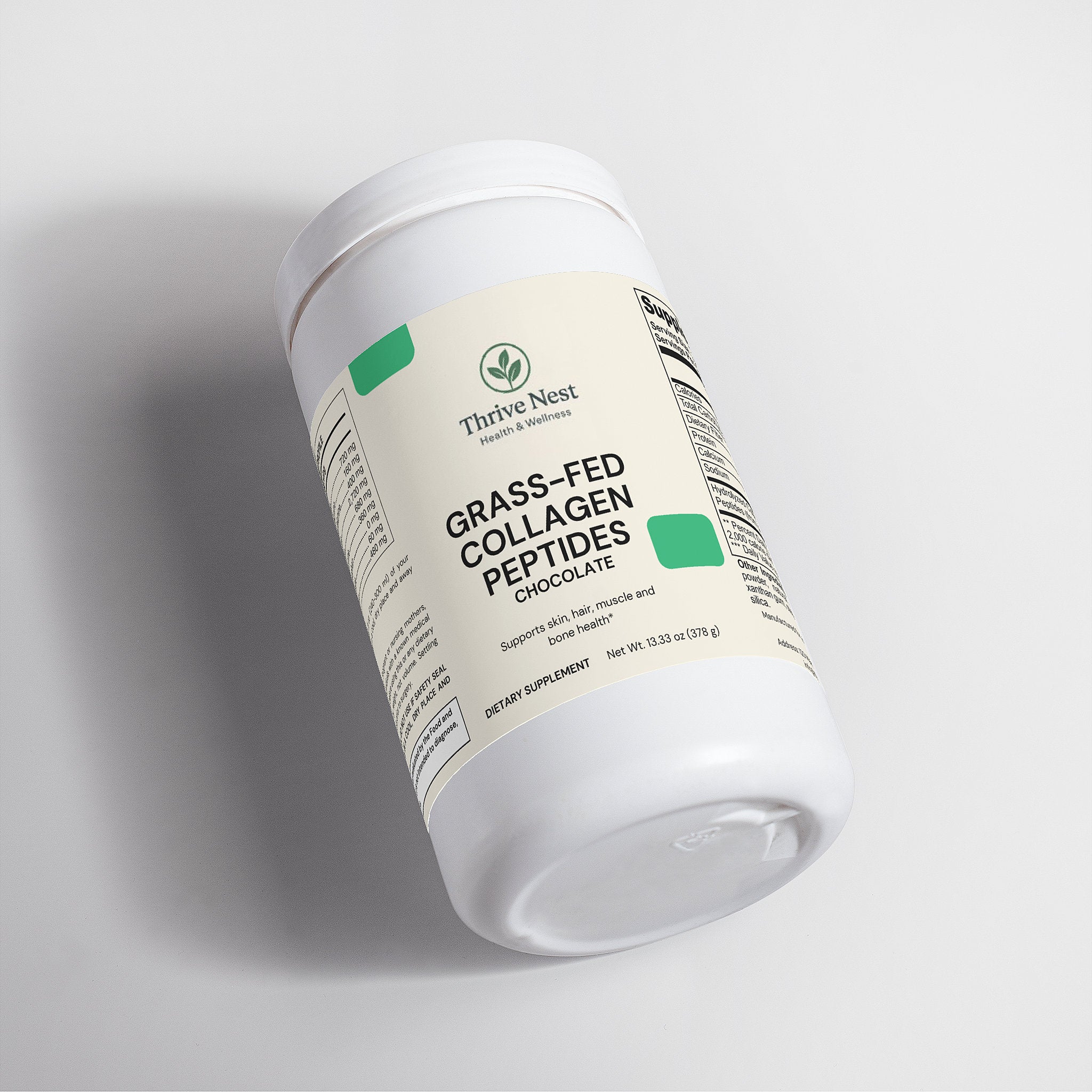 Grass-Fed Collagen Peptides Powder (Chocolate)