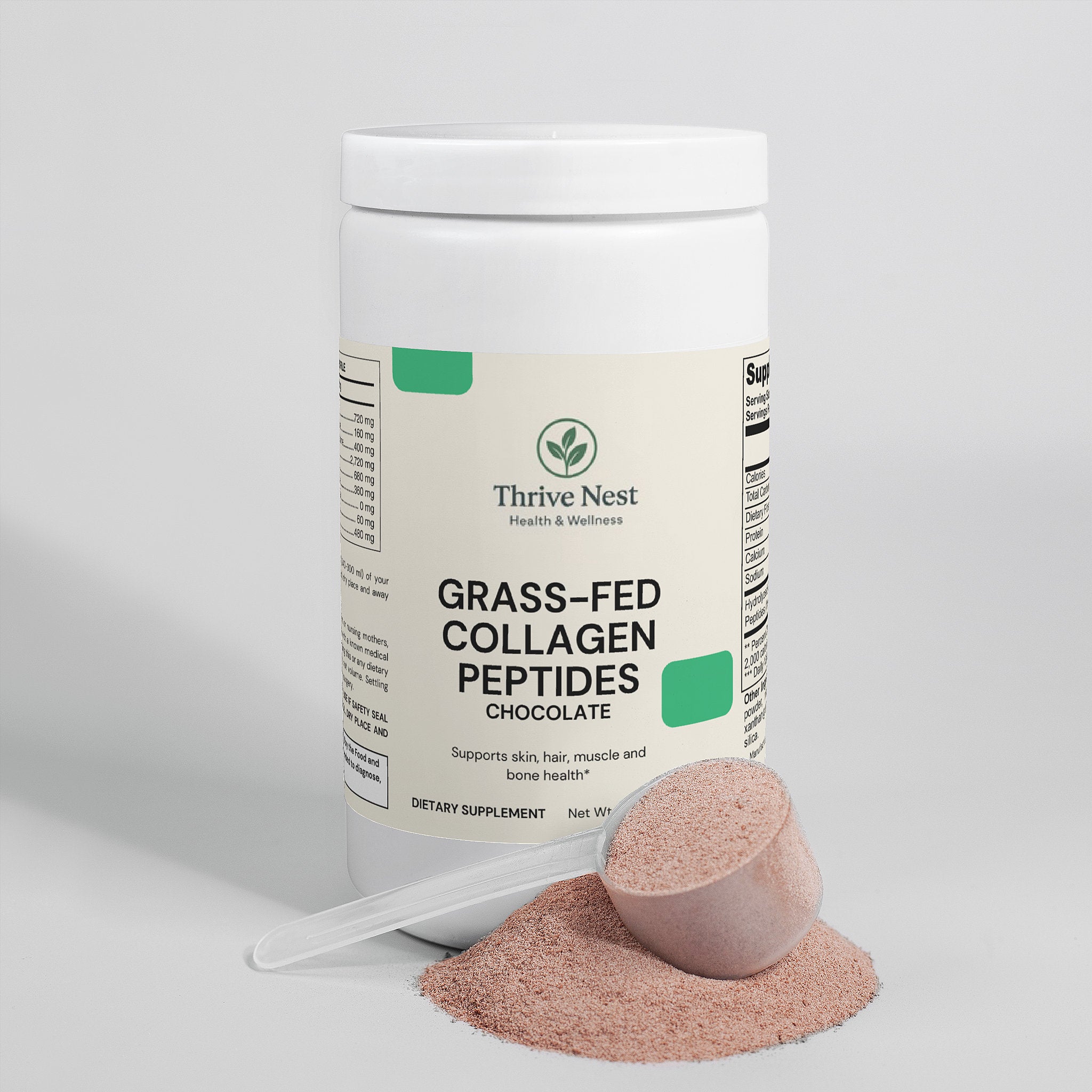 Grass-Fed Collagen Peptides Powder (Chocolate)
