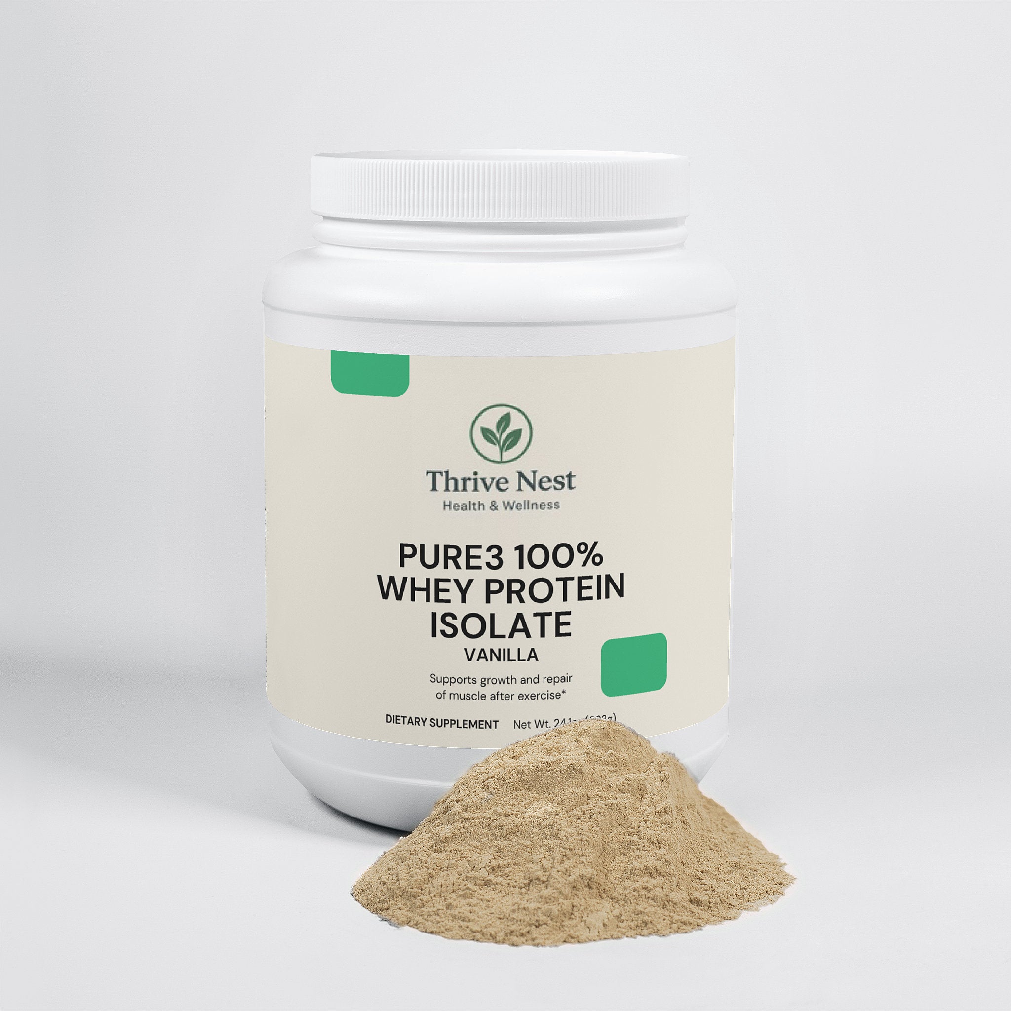 Pure3 100% Whey Protein Isolate (Vanilla)